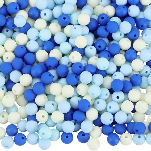 1 Box 500Pcs Acrylic Round Beads Bubble Gum Bead Bulk Black Red White Plastic Frosted Balls Bubblegum Pastel Matte Loose Beads for Jewelry Making Bracelets Beading Necklaces Earrings Crafts in Saudi Arabia