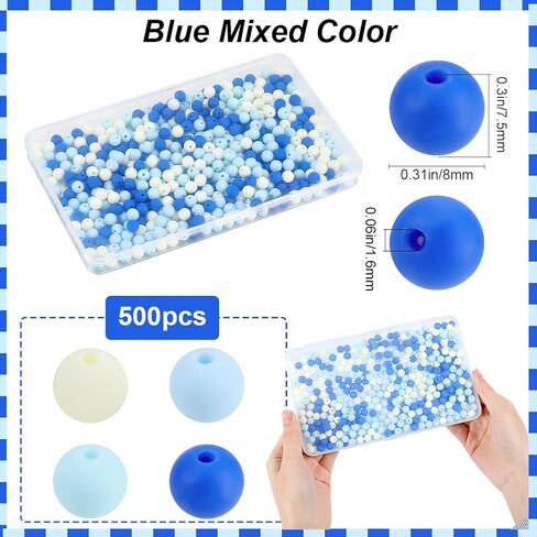 1 Box 500Pcs Acrylic Round Beads Bubble Gum Bead Bulk Black Red White Plastic Frosted Balls Bubblegum Pastel Matte Loose Beads for Jewelry Making Bracelets Beading Necklaces Earrings Crafts in Saudi Arabia