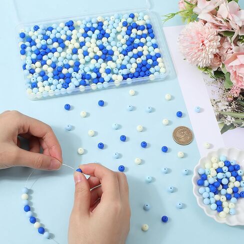 1 Box 500Pcs Acrylic Round Beads Bubble Gum Bead Bulk Black Red White Plastic Frosted Balls Bubblegum Pastel Matte Loose Beads for Jewelry Making Bracelets Beading Necklaces Earrings Crafts in Saudi Arabia