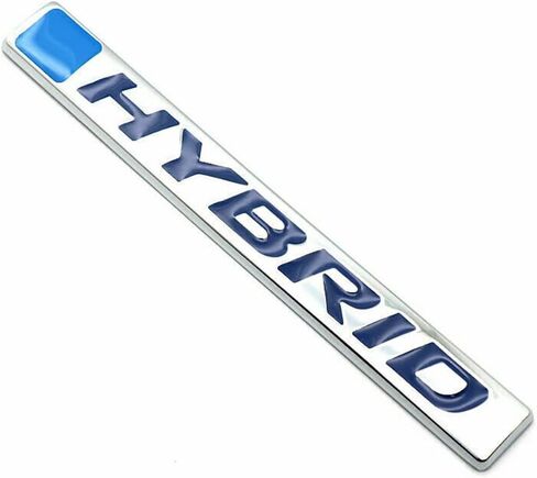 1PC Hybrid Fender Emblem 3D Metal Badge Decal FIT for Universal Truck CAR (Blue Silver) in Saudi Arabia