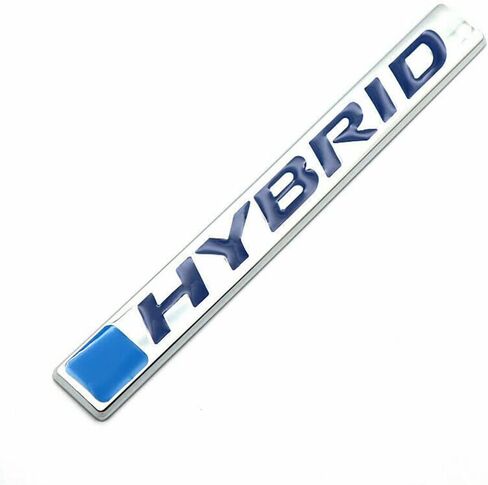 1PC Hybrid Fender Emblem 3D Metal Badge Decal FIT for Universal Truck CAR (Blue Silver) in Saudi Arabia