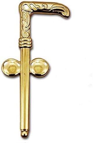 Tubal Cain Masonic Auto Emblem - [Gold][2 1/2'' Tall] in Saudi Arabia