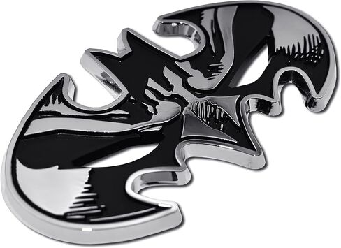 Elektroplate مرخص رسميًا من شركة Batman Mask للسيارات والشاحنات وجميع السيارات | ملاءمة عالمية في 4 "× 2.25" | مقاومة للطقس in Saudi Arabia