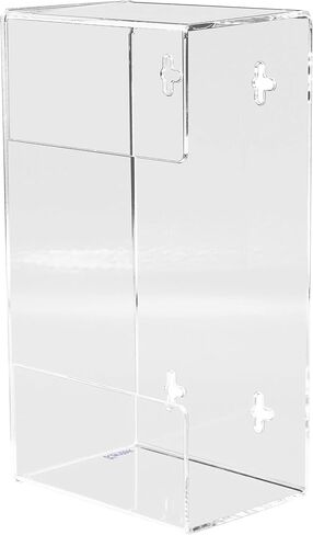 Kantek Acrylic Glove Dispenser, Quad Box Capacity, 10.3-Inch Wide x 3.8-Inch Deep x 20.8-Inch High, Clear (AH140) in Kuwait