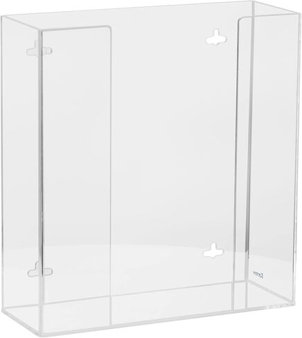 Kantek Acrylic Glove Dispenser, Quad Box Capacity, 10.3-Inch Wide x 3.8-Inch Deep x 20.8-Inch High, Clear (AH140) in Saudi Arabia
