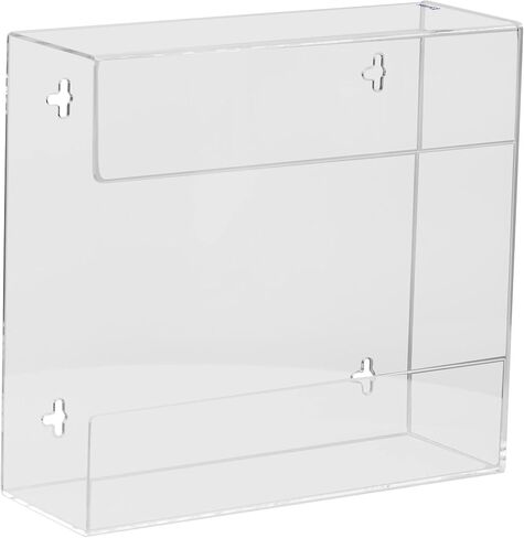Kantek Acrylic Glove Dispenser, Quad Box Capacity, 10.3-Inch Wide x 3.8-Inch Deep x 20.8-Inch High, Clear (AH140) in Saudi Arabia