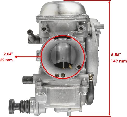 Caltric Carburetor متوافق مع Kawasaki Prairie 400 KVF400 KVF 400 2x4 4x4 1999-2002 in Saudi Arabia