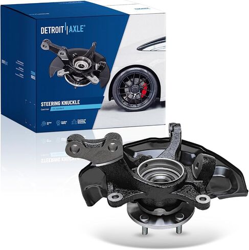 Detroit Axle - مقاربة توجيه أمامية يمين تويوتا 05-11 Avalon ، Side Passenger Teeding Knuckle & Wheel Hub Assembly 2005 2006 2007 2008 2008 2010 2011 in Saudi Arabia