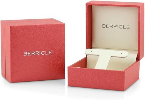 Berricle Sterling Silver Gold تومس CZ البيان الصغير أقراط للنساء ، أقراط ميدان ماس كوريا الماس البسيط للماس ، الفراشة ، الكتلة ، تصاميم الدمعة للدموع in Kuwait