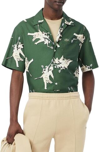 Lacoste Men Short Shirt Rene Graphic Graphic Shirt in Saudi Arabia