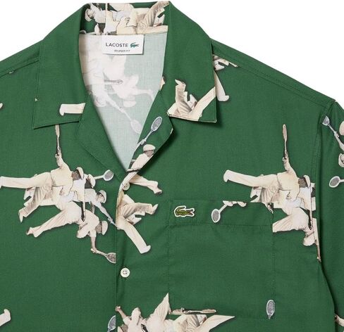 Lacoste Men Short Shirt Rene Graphic Graphic Shirt in Saudi Arabia