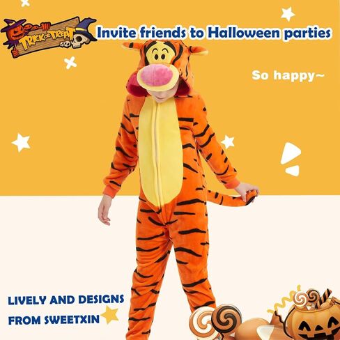 SWEETXIN Kids Unisex Onesie Pajamas Plush One Piece Halloween Costume Cosplay Sleepwear for Girls Boys in Kuwait