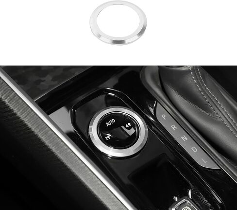 CHEROCAR CENTER CENTOLE SWERT-WHEEL DRIVE SWIVE COVER TRIM متوافق مع شيفروليه كولورادو 2024 2025 إكسسوارات مفتاح التحول الداخلي ، الأزرق ، الأزرق in Saudi Arabia