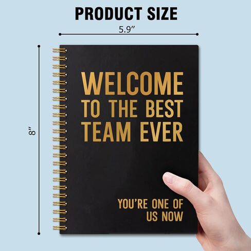 Team Definition Hardcover 160 Pages Blank Spiral Notebooks, Team Notebook, Team Appreciation Gift, Leaving Going Away Gifts for Team Members Coworker Employee, Teamwork Gifts in Kuwait