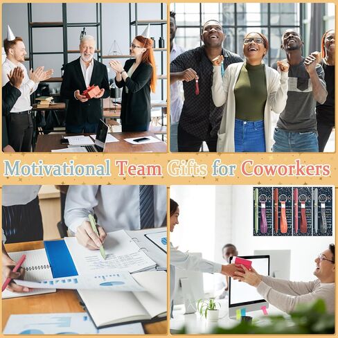 24 Set Team Appreciation Gifts Bulk Inspirational Silicone Keychains Pens Bookmarks with Opp Bags Thank You Gifts for Employee Coworker Staff Teamwork Gifts Office Party Favors in Saudi Arabia