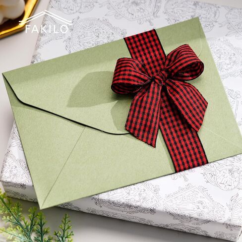 Red Gingham Ribbon 1 inch, 25 Yards Roll Red and White Buffalo Plaid Ribbon Polyester Check Ribbon for Christmas Gift Wrapping DIY Crafts Hair Accessories and Home Decor in Kuwait