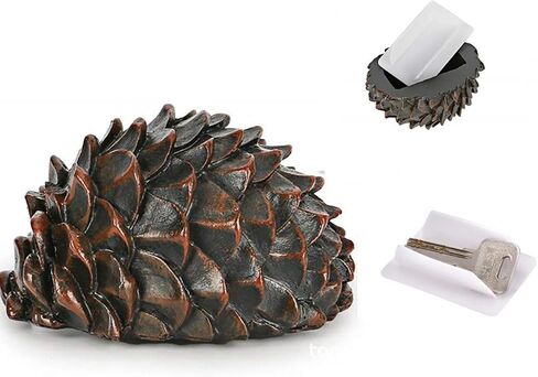 Hide a Spare Key Outdoor Waterproof Fake Rock Key Hider Safe Storage Lock Box For Outside Indoor Garden Ornament Decorative Faux Stone Large Size Design House Holder in Saudi Arabia
