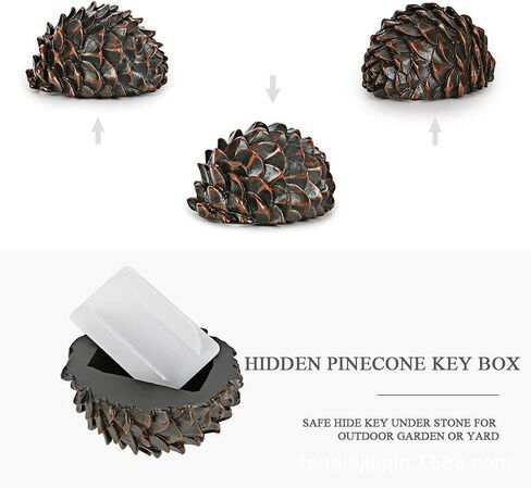 Hide a Spare Key Outdoor Waterproof Fake Rock Key Hider Safe Storage Lock Box For Outside Indoor Garden Ornament Decorative Faux Stone Large Size Design House Holder in Saudi Arabia