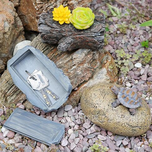 Hide a Spare Key Outdoor Waterproof Fake Rock Key Hider Safe Storage Lock Box For Outside Indoor Garden Ornament Decorative Faux Stone Large Size Design House Holder in Saudi Arabia
