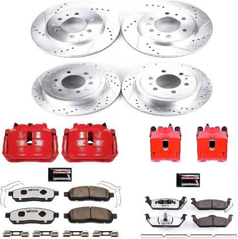 Power Stop KC5335-36 Front and Rear Z36 Truck and Tow Brake Kit (with Calipers) For Ford F-150 2009 [Model Specific] in Saudi Arabia