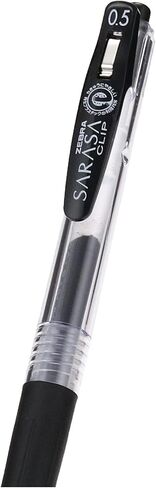 Zebra Sarasa Push Clip Clip Gel Ink Pen - 0.5 مم - 10 مجموعة ألوان in Kuwait