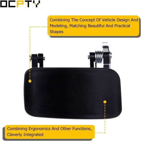 OCPTY Door Handle Exterior Rear Passenger Right Side Replacement fit 1999-2002 Quest Outside Door Handle Black in Saudi Arabia