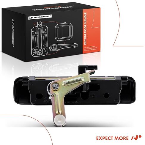 A-Premium الأمامية الأمامية السائق اليسرى مقبض الباب الخارجي متوافق مع Sterling Truck Acterra 5500 2001-2007 ، Acterra 6500 2004-2007 ، Acterra 7500 2001-2007 ، Black in Saudi Arabia