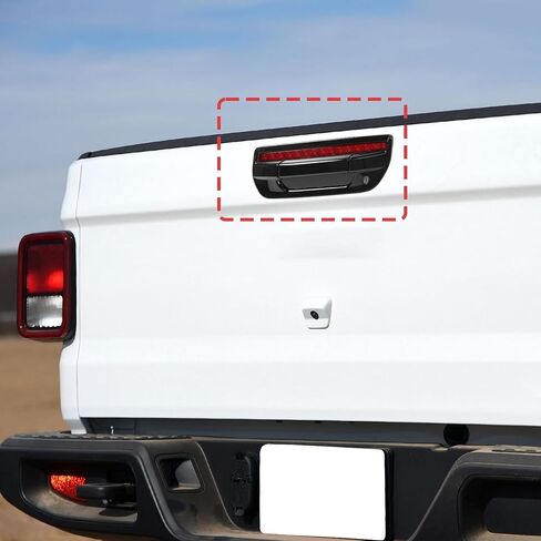 Jimen Fit لـ Jeep Gladiator JT 2020-2025 ، غطاء مقبض الباب الخلفي 2pcs (Chrome) in Saudi Arabia