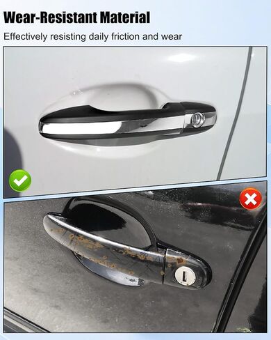 Front Left Exterior Door Handle Fit for Toyota Avalon 2013 2014 2015 2016 2017 2018, Chrome Plating in Saudi Arabia