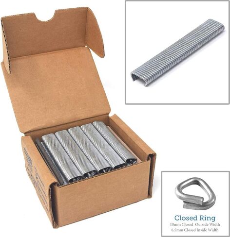 9/16 Galvanized Hog Rings for Citadel Tools Hog Ringer, 2500 Count (Pack of 1) in Saudi Arabia