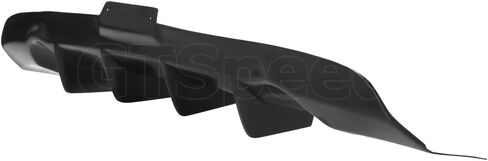 متوافق مع/استبدال الشفة الخلفية المصد ، 4-فاينز على نمط PU Rip Diffuser Black ، Fits 2003 2004 2005 2006 2007 Infiniti G35 Coupe Base in Saudi Arabia