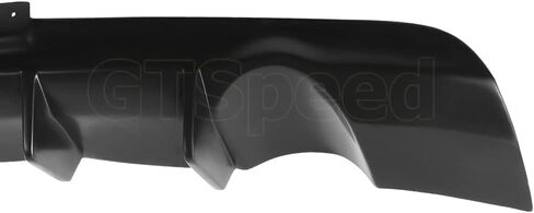 متوافق مع/استبدال الشفة الخلفية المصد ، 4-فاينز على نمط PU Rip Diffuser Black ، Fits 2003 2004 2005 2006 2007 Infiniti G35 Coupe Base in Saudi Arabia