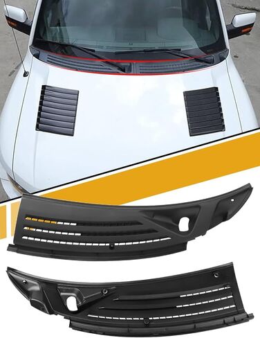 لوحة إدراج مقاومة للزجاج الأمامي من الزجاج الأمامي متوافق مع Ford F150 2015-2020 OE على طراز OE ل fl3z1502a68c fl3z15022a69b ، اليسار+لوحة التغطية العلوية اليمنى من دون خرطوم وفتحات in Kuwait