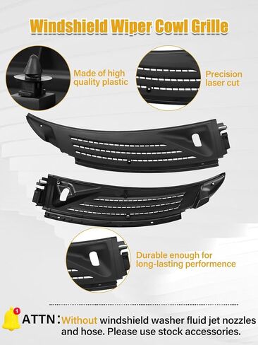 لوحة إدراج مقاومة للزجاج الأمامي من الزجاج الأمامي متوافق مع Ford F150 2015-2020 OE على طراز OE ل fl3z1502a68c fl3z15022a69b ، اليسار+لوحة التغطية العلوية اليمنى من دون خرطوم وفتحات in Kuwait