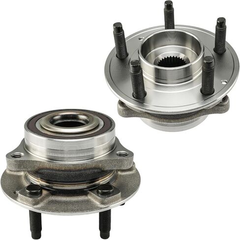 Kax 513398 2PCS Front Wheel Hub محمل متوافق مع 2016-2019 Malibu ، 2016-2018 Envision ، 2017-2019 Lacrosse ، 2018-2019 Regal Sportback ، 2018-2019 Regal Tourx ، 2018-2019 Cascada ، 5 lugs w/ABS in Saudi Arabia