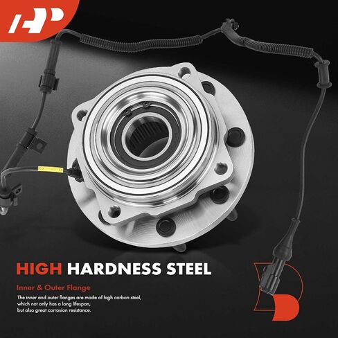 A-Premium 2 x Front Wheel Bearing and Hub Assembly with ABS & 8-Lug Compatible with Ford (with 4WD & SRW) - F-250 Super Duty 2005-2010, F-350 Super Duty 2005-2010 in Saudi Arabia