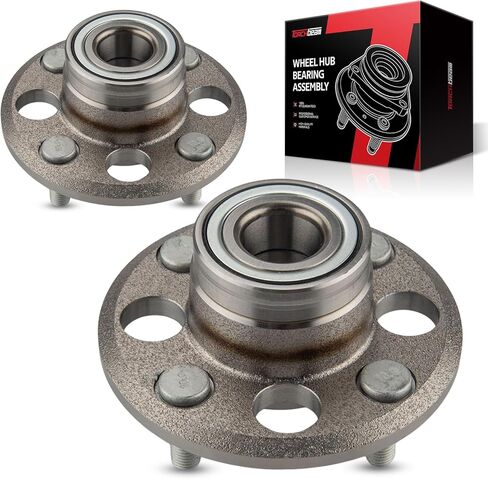 Torchbeam 513035 زوجًا محملًا للعربة الأمامية لعام 1985-2000 Civic ، 1988-1991 CRX ، 1993-1997 Civic Del Sol ، 1986-1987 Wagovan 4 Lugs in Saudi Arabia