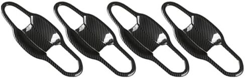 ERIDANUS Auto Accessories Fit for RAV4 2024 2023 2022 2021 2020 2019 Exterior Molding Door Handle Cover Bowl Trim (Black Carbon Fiber Style) ABS 8 PCS in Saudi Arabia