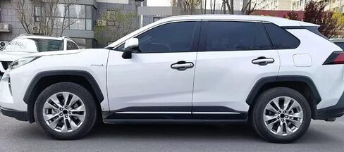 ERIDANUS Auto Accessories Fit for RAV4 2024 2023 2022 2021 2020 2019 Exterior Molding Door Handle Cover Bowl Trim (Black Carbon Fiber Style) ABS 8 PCS in Saudi Arabia