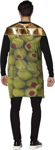 Rasta Imposta Olive Jar Colossal Condiment Halloween Costume, Adult One Size in Saudi Arabia