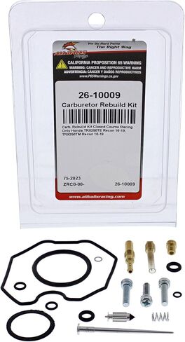 All Balls Carburetor Rebuild Kit 26-10009 Compatible With/Replacement For Honda TRX250TE Recon 2016-2019, TRX250TM Recon 2016-2019 in Saudi Arabia