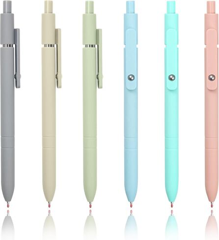 ELANE 5 Pcs Colorful Gel Pens,0.5mm Fine Point Quick Dry Black Ink Pens for Journaling Note Taking Writing, High-End Series Pens for Gifts for Doctor Nurse Teacher Students (morandi) in Kuwait