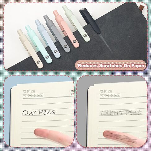 ELANE 5 Pcs Colorful Gel Pens,0.5mm Fine Point Quick Dry Black Ink Pens for Journaling Note Taking Writing, High-End Series Pens for Gifts for Doctor Nurse Teacher Students (morandi) in Kuwait