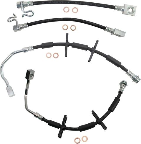 Front and Rear Brake Hose Set Compatible with 2004-2005 Ford F-150 in Saudi Arabia