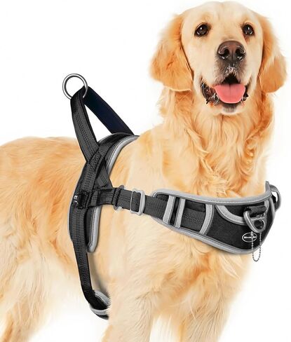 Adventuremore Dog Harness للكلاب الكبيرة No Prow ، Sport Dog Halter Harness عكس تنفس السترة الهروب الهروب من الكلاب in Saudi Arabia