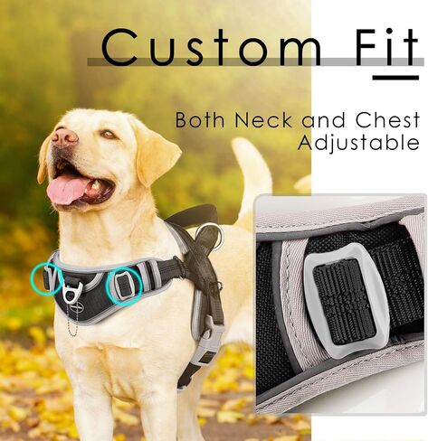 Adventuremore Dog Harness للكلاب الكبيرة No Prow ، Sport Dog Halter Harness عكس تنفس السترة الهروب الهروب من الكلاب in Saudi Arabia