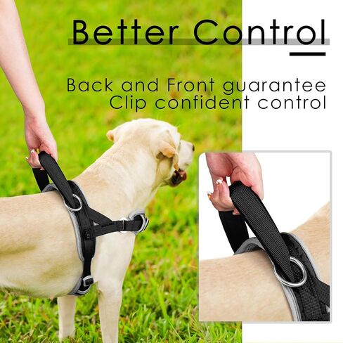 Adventuremore Dog Harness للكلاب الكبيرة No Prow ، Sport Dog Halter Harness عكس تنفس السترة الهروب الهروب من الكلاب in Saudi Arabia