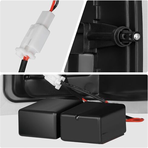 DNA MOTORING TL-CSIL15-LED-CH-CL Tail Light Assembly [Compatible with 14-19 Silverado 1500 2500HD 3500HD] in Saudi Arabia
