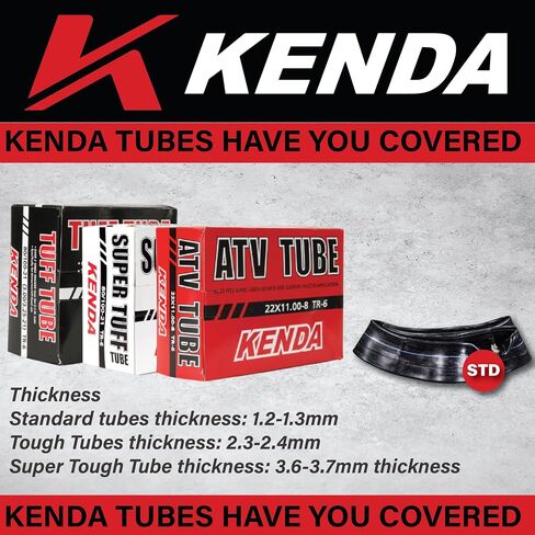 Kenda 250/275-17 TR-4 أنبوب الدراجات النارية الداخلية-المطاط الشاق ، الجذعية TR-4 صمام مع سلسلة المفاتيح in Saudi Arabia