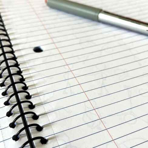 College Ruled Wirebound Spiral Notebook, 3 Pack, Includes Doodle Prompts to Keep Focus, Spark Creativity/Imagination, Relieve Stress, 11" x 8.5", 60 Sheets/120 Pages in Saudi Arabia